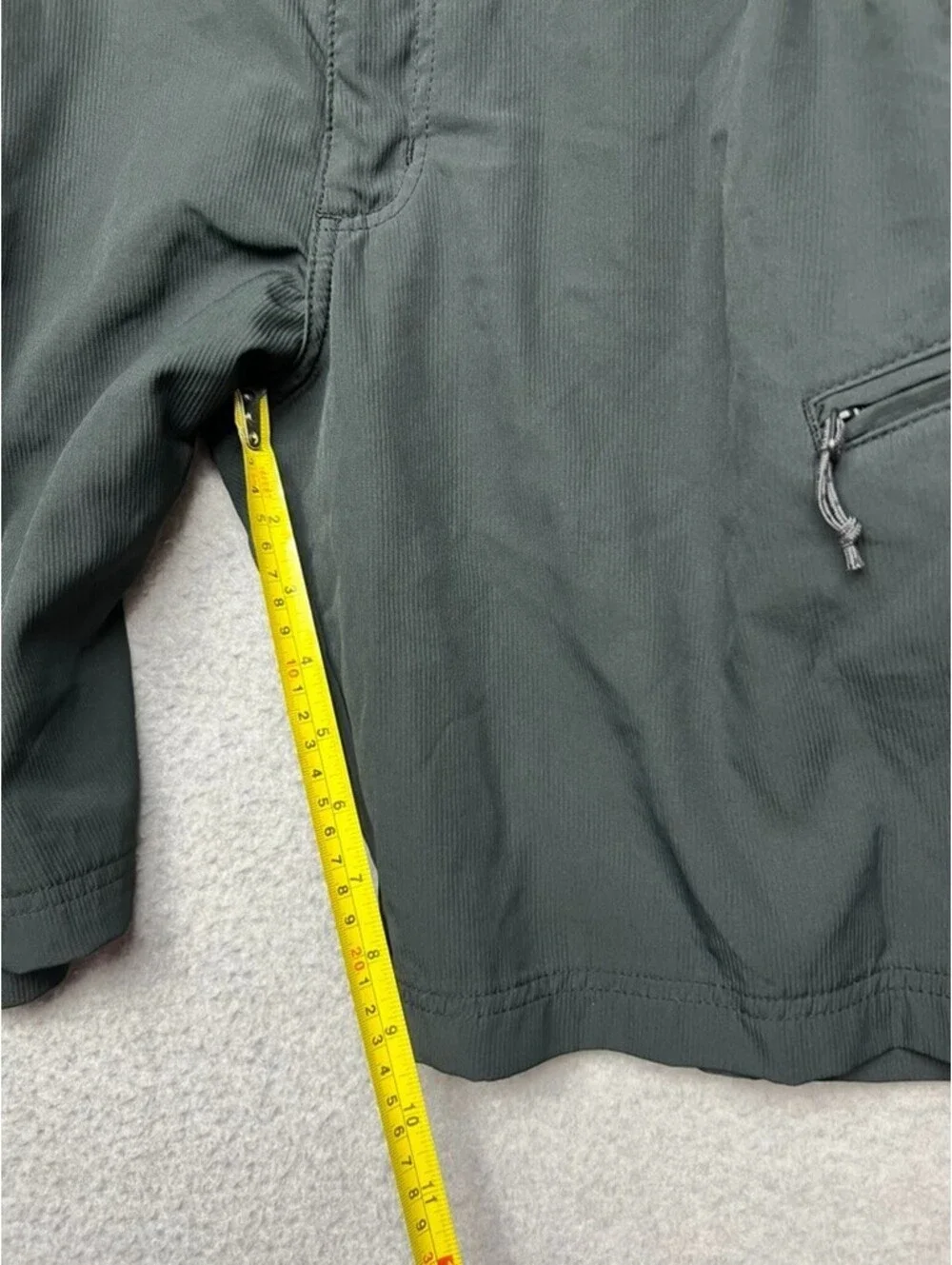 Wrangler Outdoor Series Shorts Mens 32 Black Hiking Cargo Tech Stretch Gorpcore